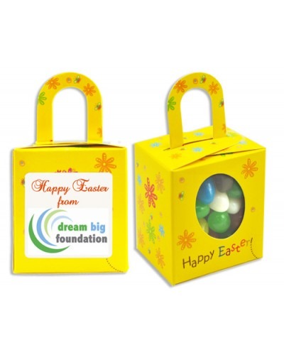 Printed Easter Noodle Box Filled With Mini Jelly Beans Mix CPEPNB04_EJBM | Easter Print